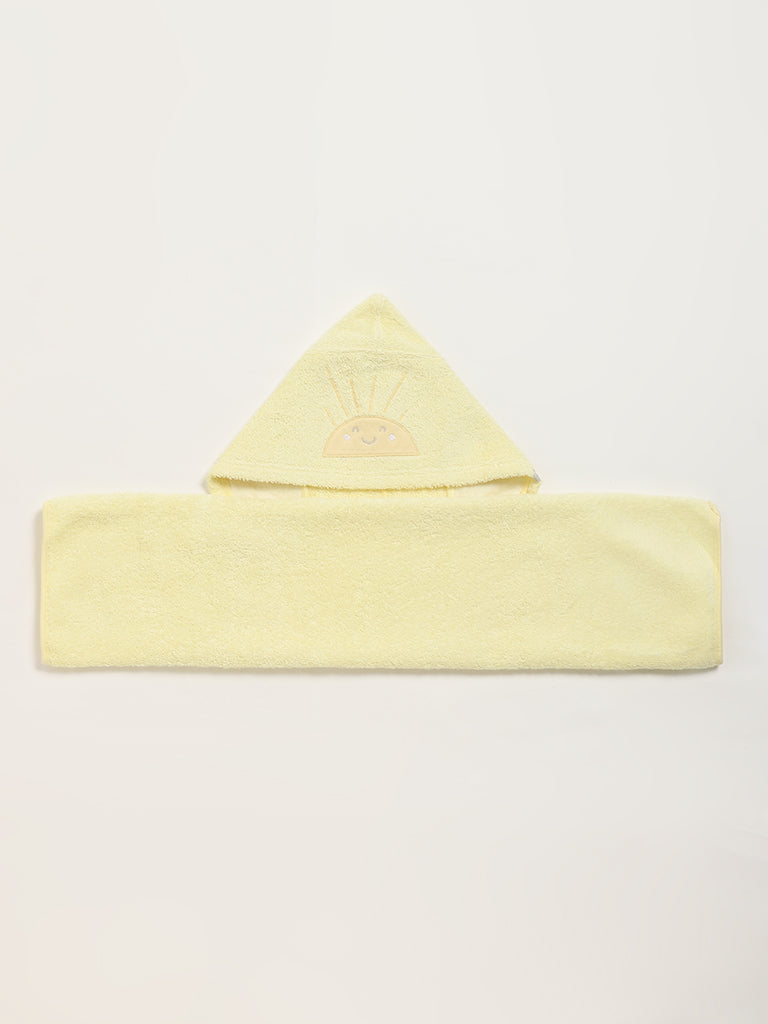 HOP Baby Yellow Hooded Towel