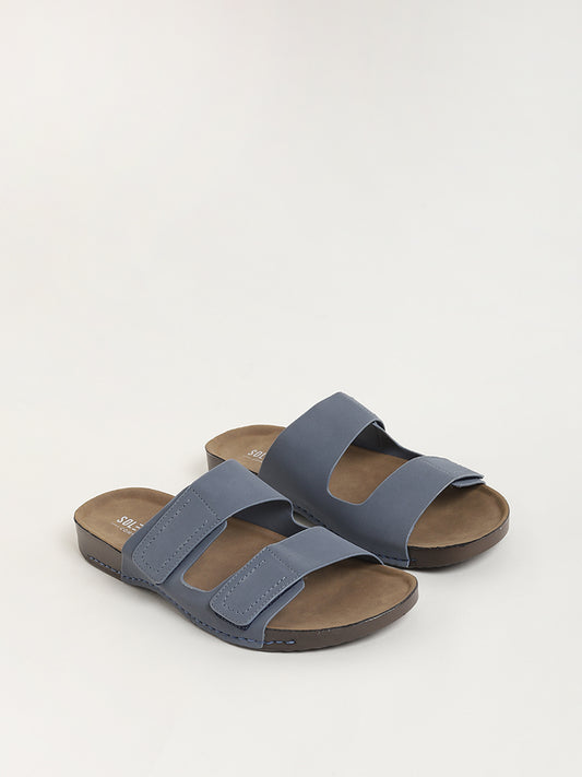 SOLEPLAY Blue Double Band Sandals