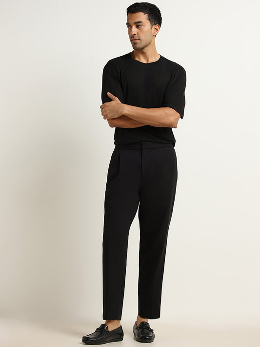 Ascot Black Relaxed Fit Chinos