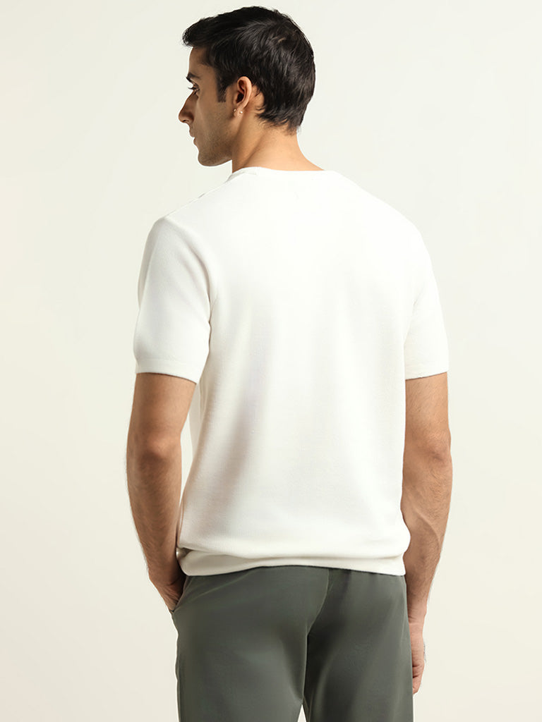 Ascot White Relaxed Fit T-Shirt