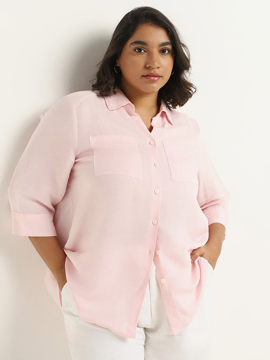 Gia Plain Light Pink Shirt