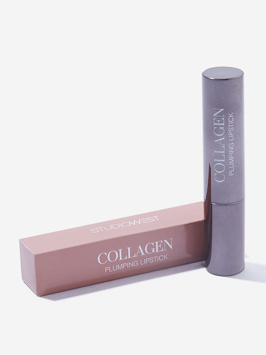 Studiowest Nude Brown Mocha Collagen Plumping Lipstick - 3 gm