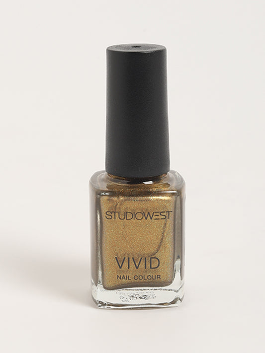 Studiowest Shimmer Gold Lust G-003 Nail Color - 9ml