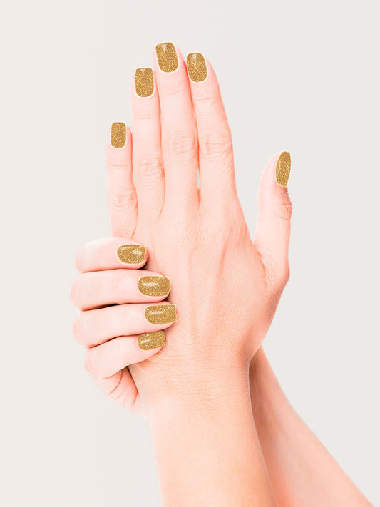 Studiowest Shimmer Gold Lust G-003 Nail Color - 9ml