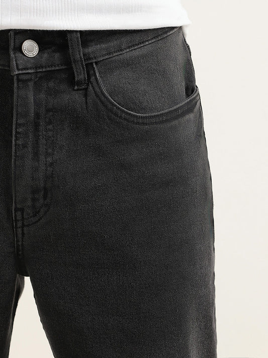 Nuon Black Slim-Fit Jeans