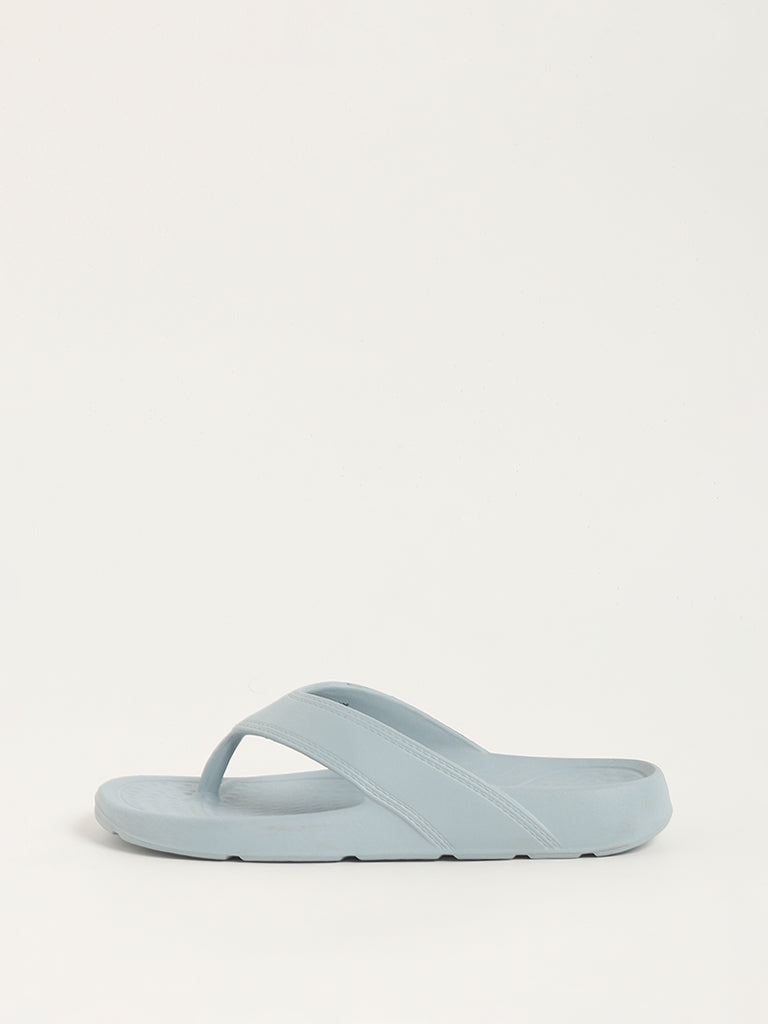 SOLEPLAY Blue Textured Footbed Flip-Flop