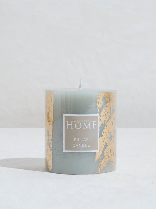 Westside Home Mint Pillar Candle-Small