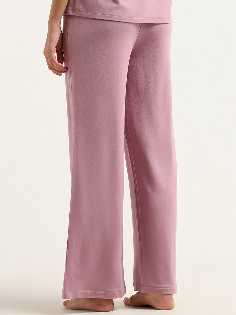 Wunderlove Pink Supersoft Cotton Pyjamas