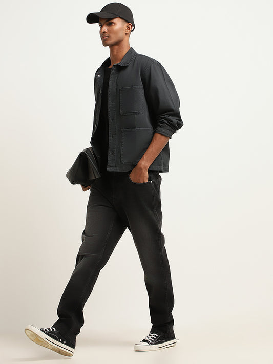 Nuon Black Relaxed Fit Jacket