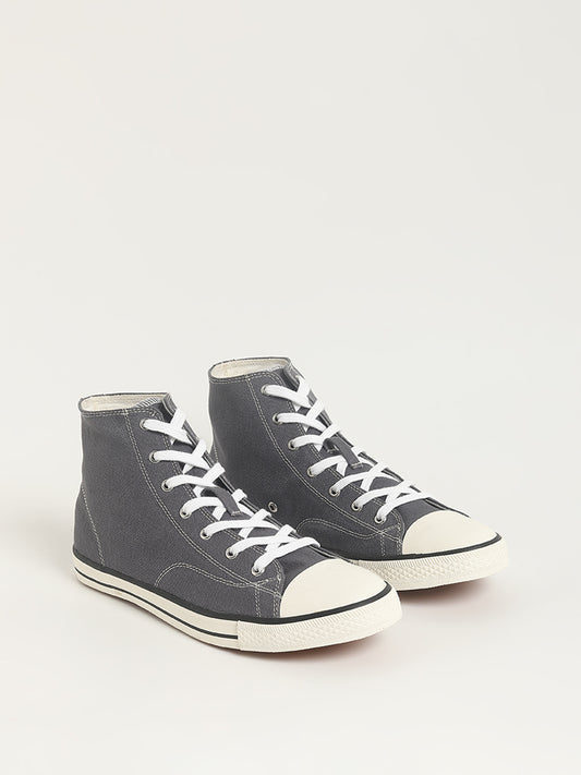 SOLEPLAY Grey High Top Boots