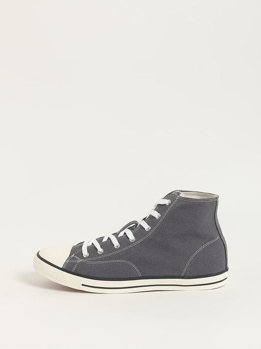 SOLEPLAY Grey High Top Boots