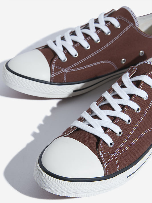 SOLEPLAY Brown Canvas Shoes