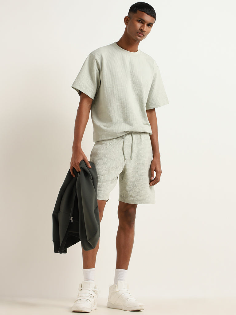 Studiofit Green Relaxed Fit Bermuda Shorts