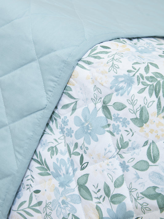 Westside Home Tourmaline Floral Print Single Bed Comforter