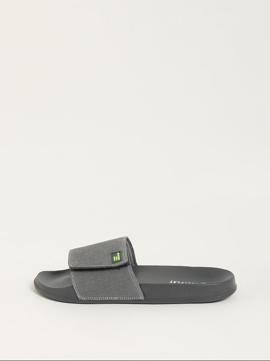 SOLEPLAY Grey Denim Sandals