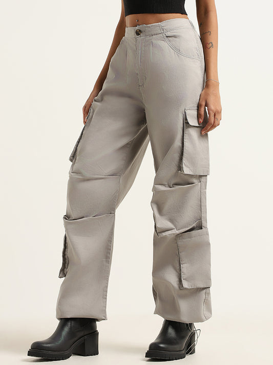 Nuon Grey Cargo Pants