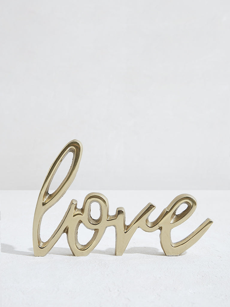 Westside Home Gold Love Decorative Accessory