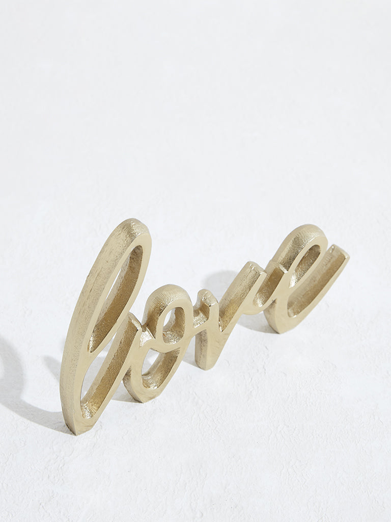 Westside Home Gold Love Decorative Accessory