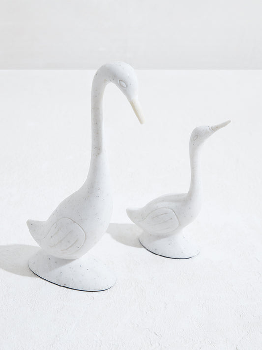 Westside Home White Swan (Set of 2)