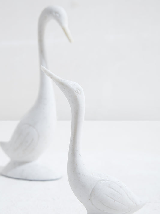 Westside Home White Swan (Set of 2)