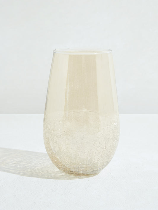 Westside Home Gold Cylindrical Glass Vase