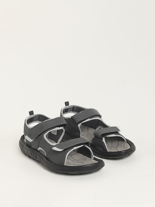SOLEPLAY Grey Double Band Sandals
