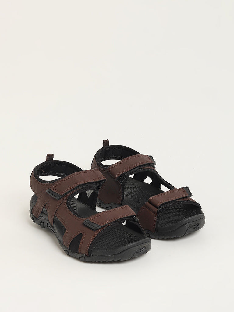 SOLEPLAY Brown Double-Band Sandals
