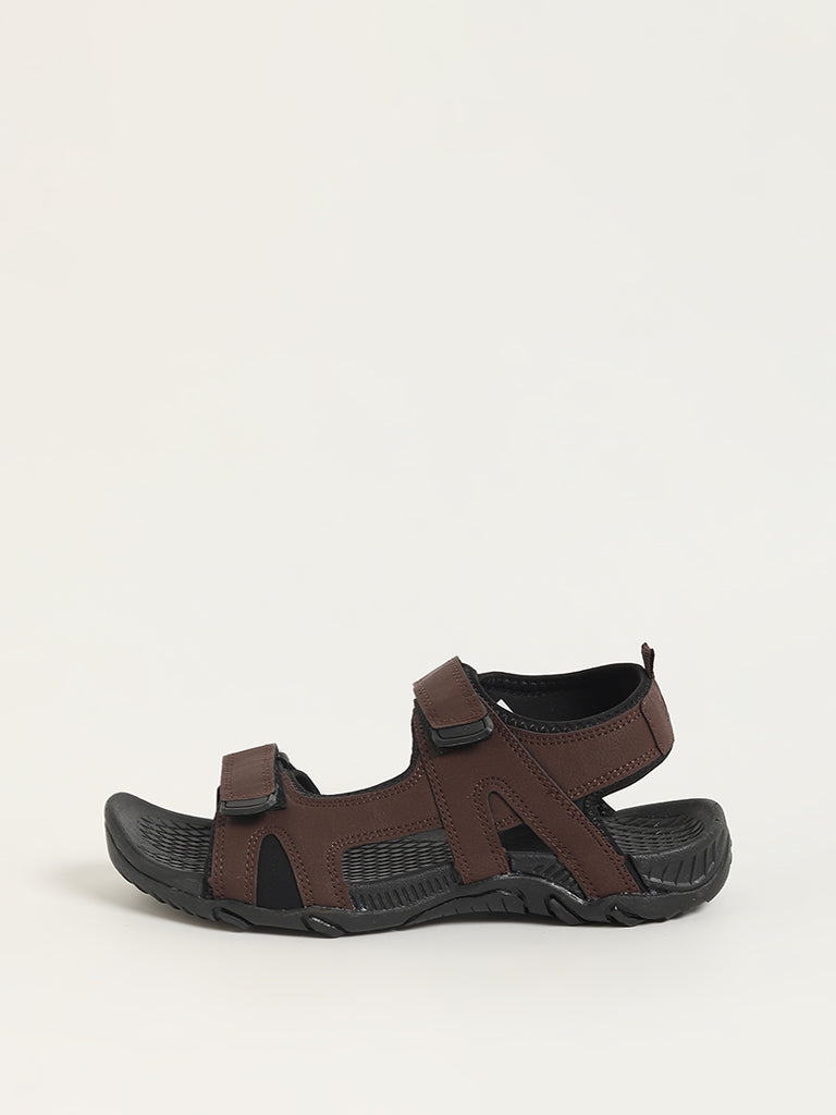 SOLEPLAY Brown Double-Band Sandals