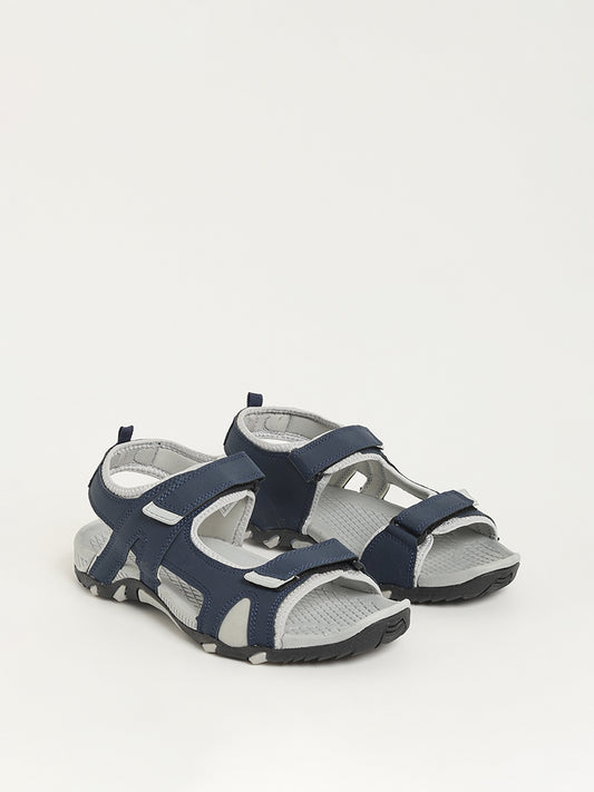 SOLEPLAY Navy Double Band Sandals