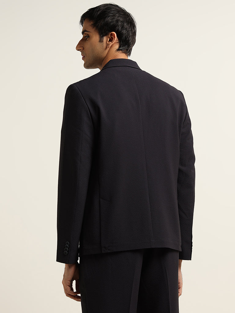 Ascot Navy Relaxed Fit Blazer