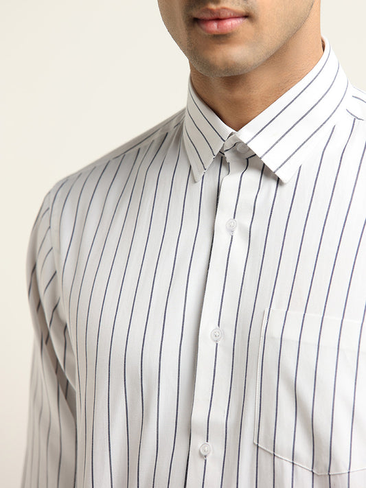 WES Formals White Ultra-Slim Fit Shirt