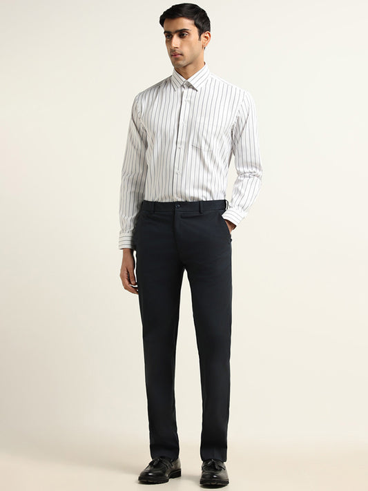WES Formals White Ultra-Slim Fit Shirt