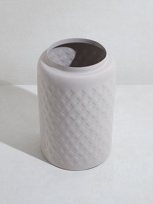 Westside Home Off-White Cylindrical Vase-Large
