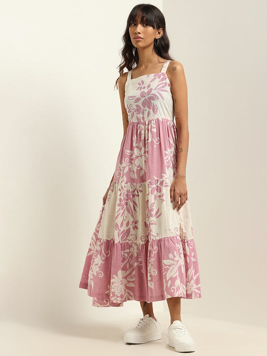 Bombay Paisley Lilac Printed Dress