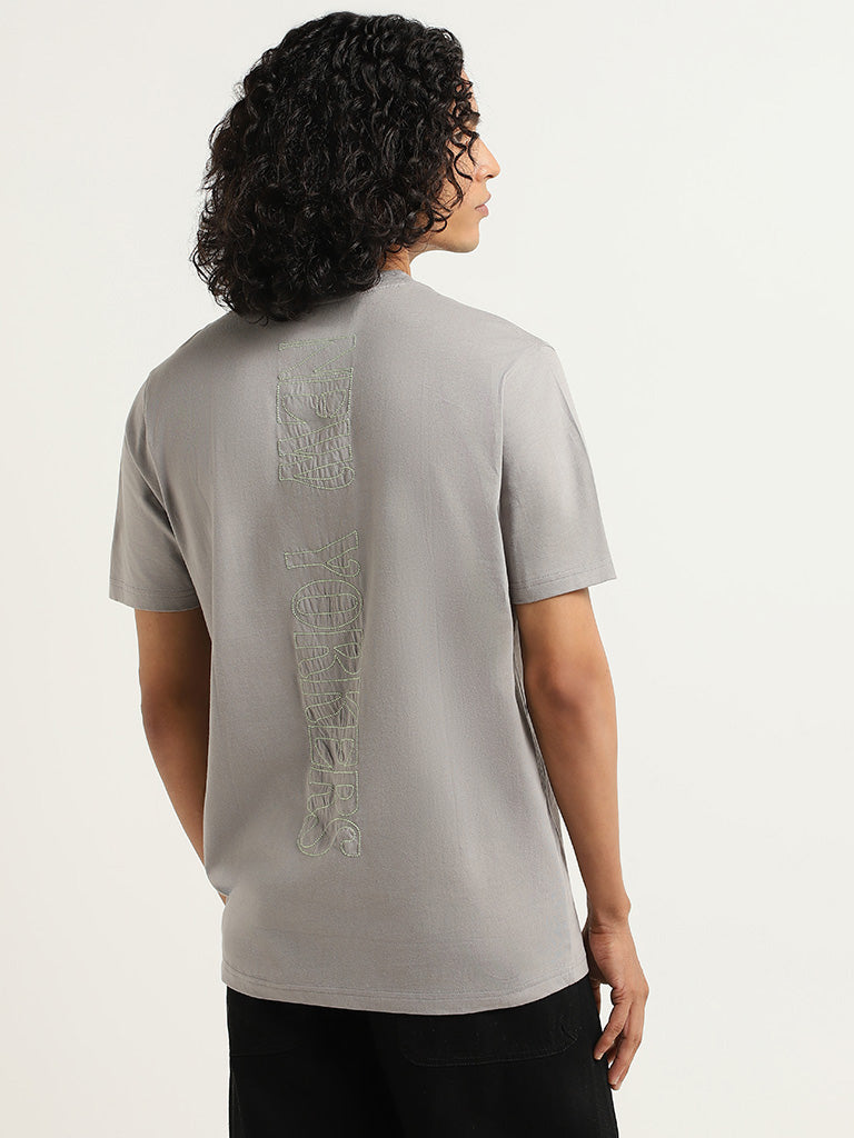 Nuon Grey Relaxed Fit T-Shirt