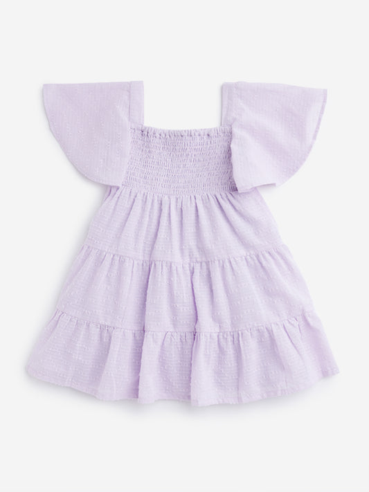 HOP Kids Lilac Tiered Dress