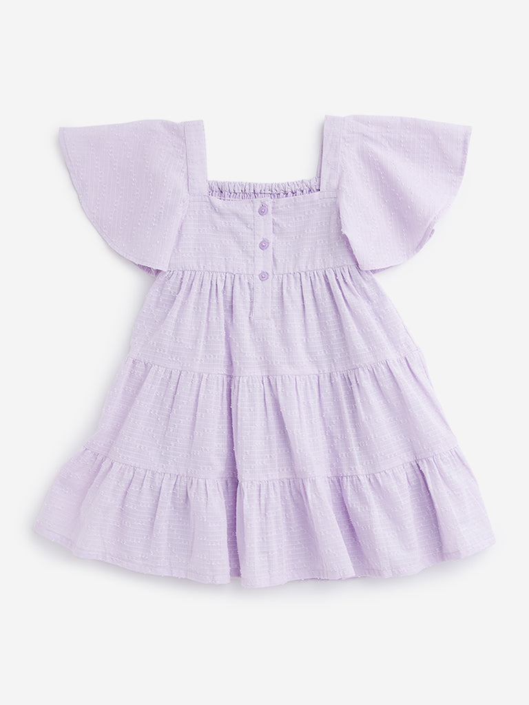 HOP Kids Lilac Tiered Dress