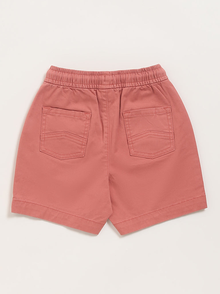 HOP Kids Dusty Rose Cotton Shorts