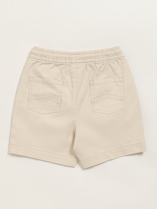 HOP Kids Stone Cotton Shorts