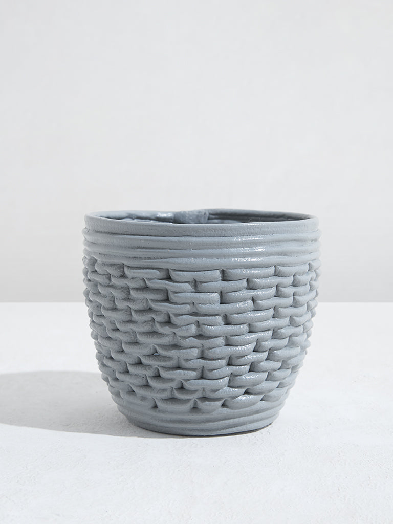 Westside Home Grey Knotted Planter - Small
