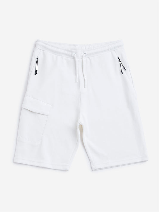 Y&F Kids Off-White Shorts