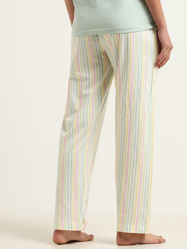 Wunderlove Multicolored Striped Pyjamas