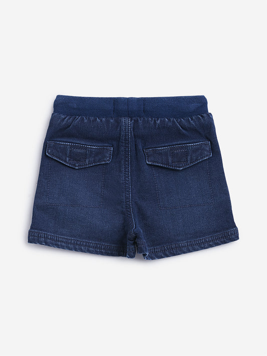 HOP Baby Dark Blue Denim Shorts
