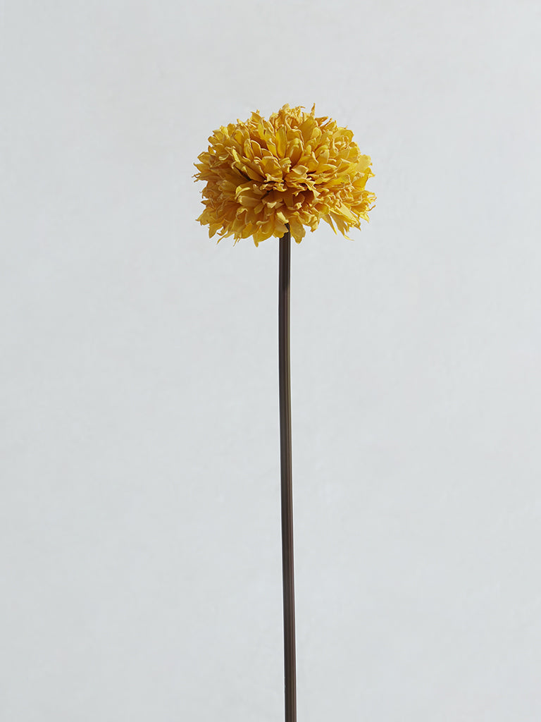 Westside Home Yellow Artificial Marigold Flower