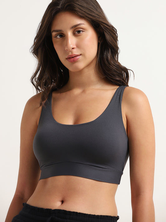 Wunderlove Charcoal One Size Fits All Bra