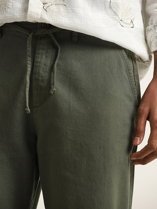 ETA Olive Relaxed Fit Chinos