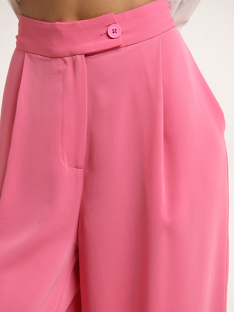 Wardrobe Pink Straight-Leg Pants