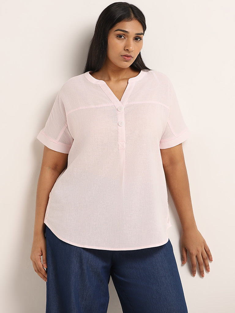 Gia Pink Solid Top