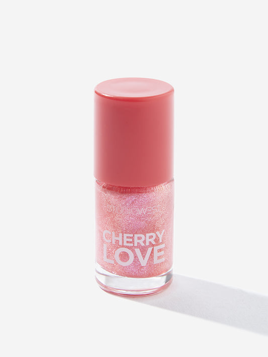 Studiowest Pink Shimmer Cherry Love P-03 Glow Nail Polish - 6 ml