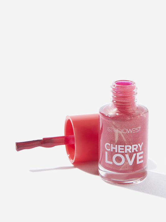 Studiowest Pink Shimmer Cherry Love P-06 Pop Nail Polish - 6 ml